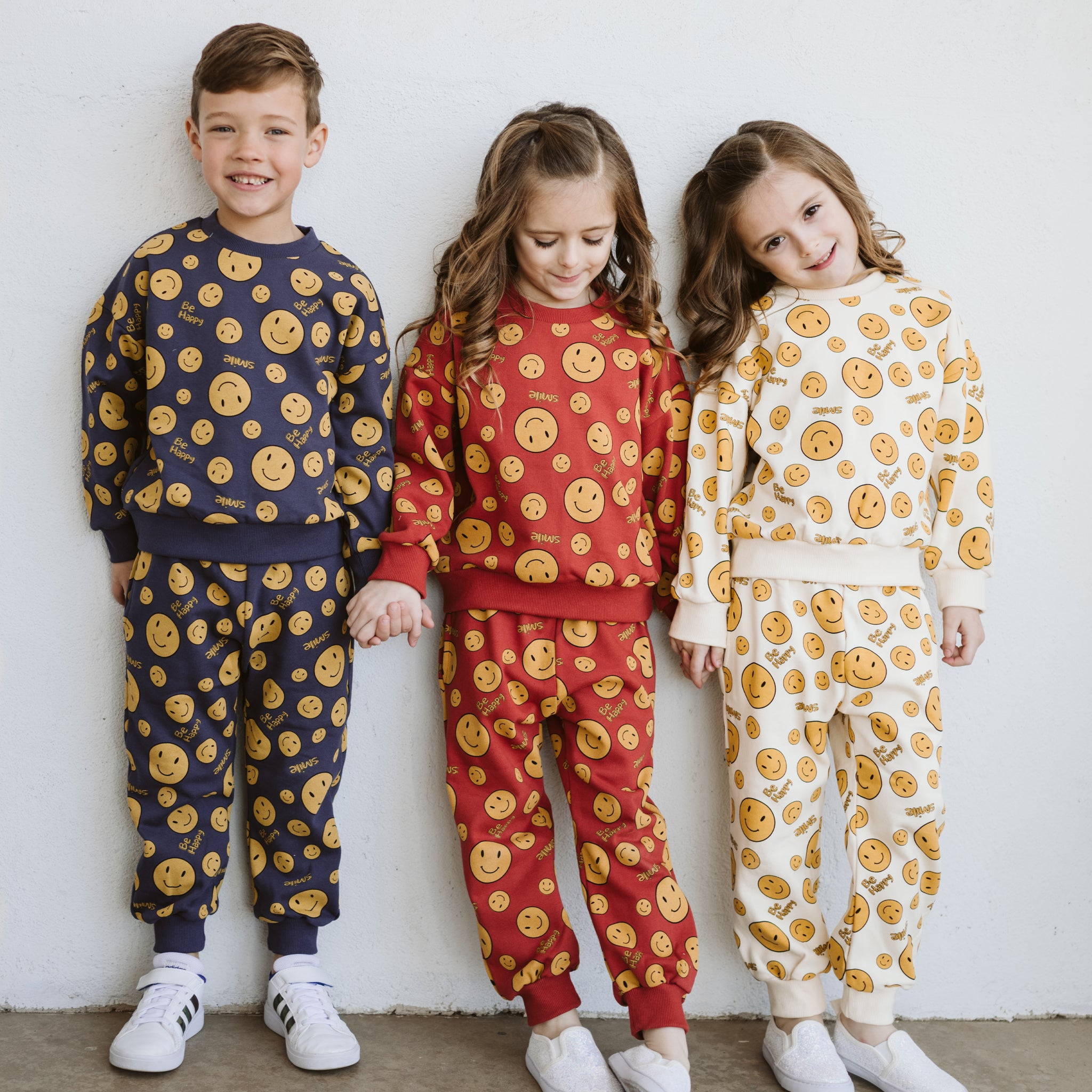 Smile Sweatshirt Set