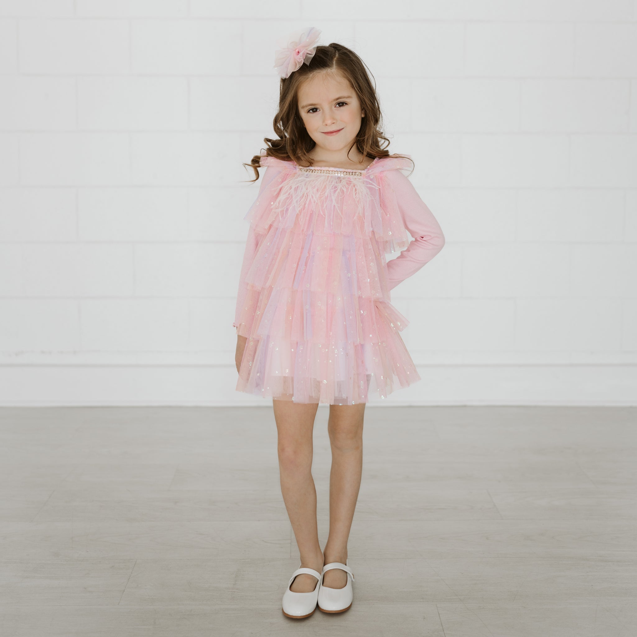 Daisy Ombre Layered Dress