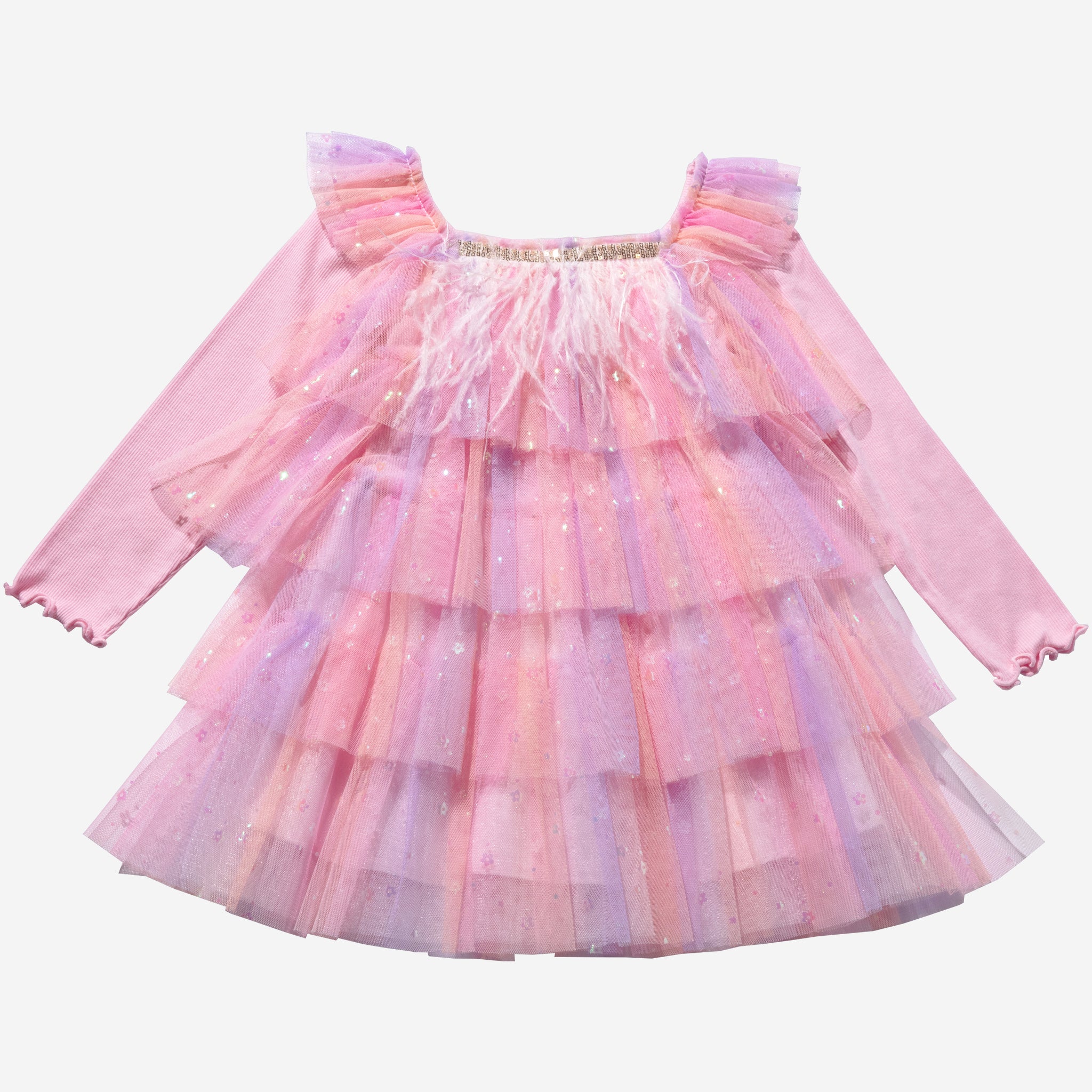 Daisy Ombre Layered Dress
