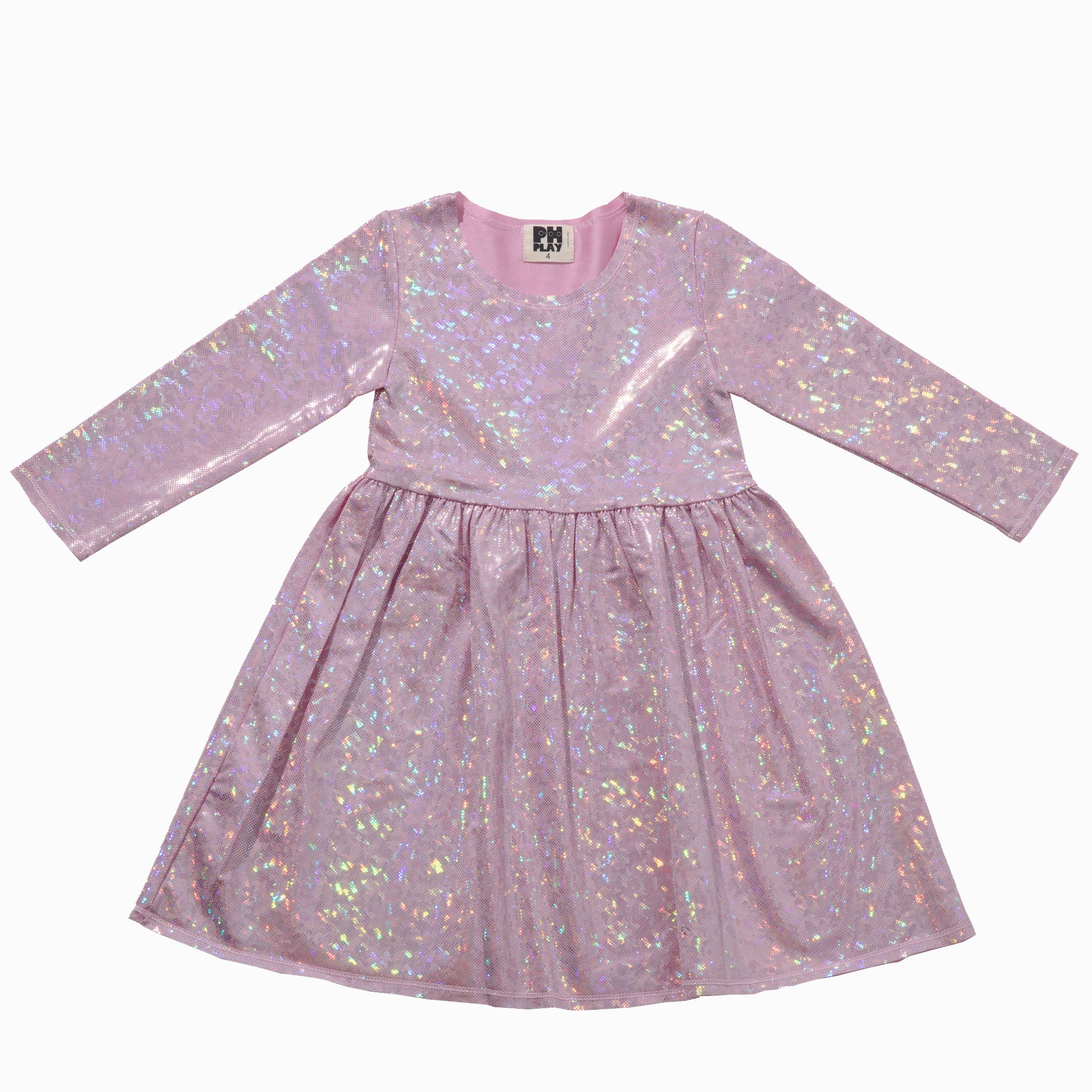 disco dress pink Holo Disco Dress Pink / 3