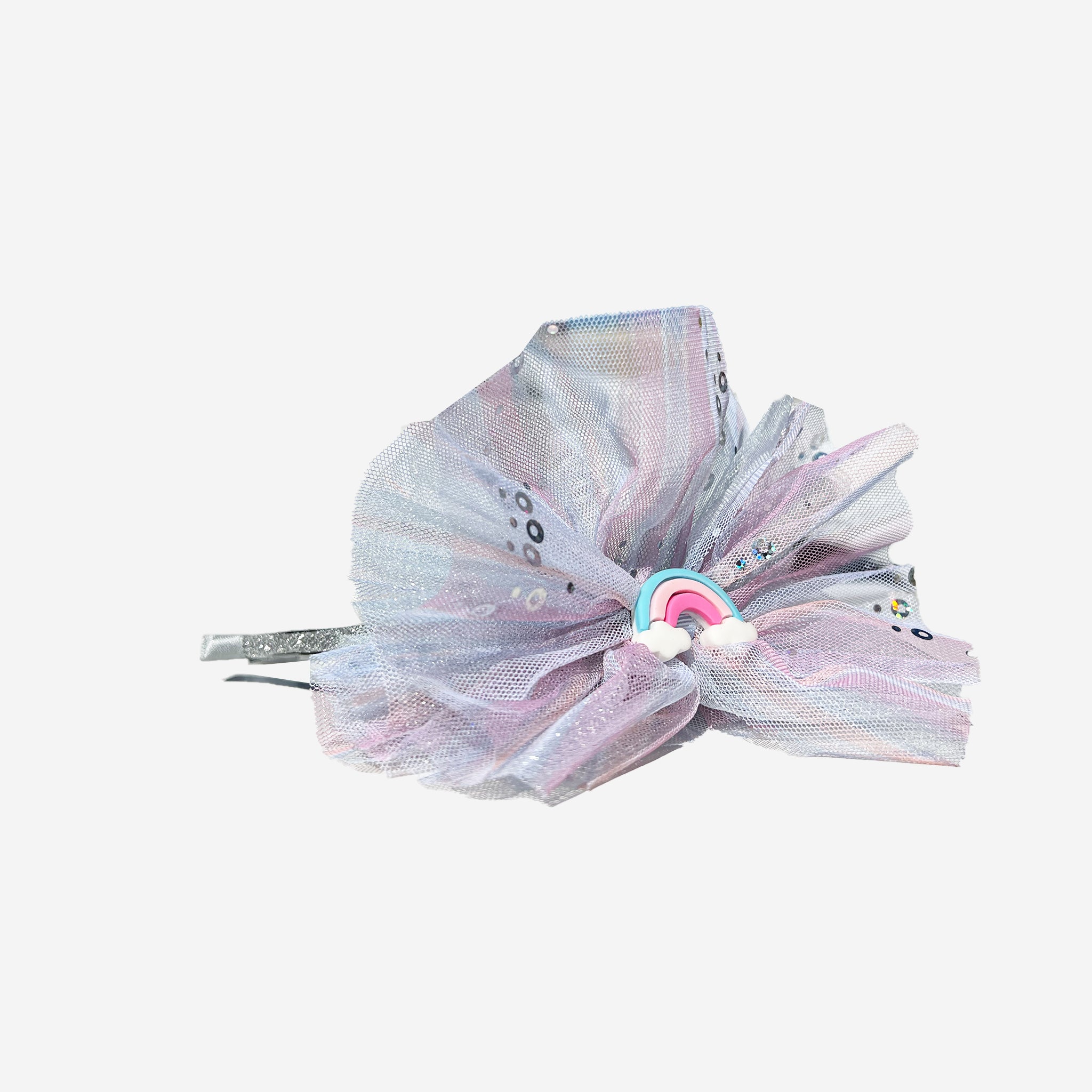 Spangle Silver Headband