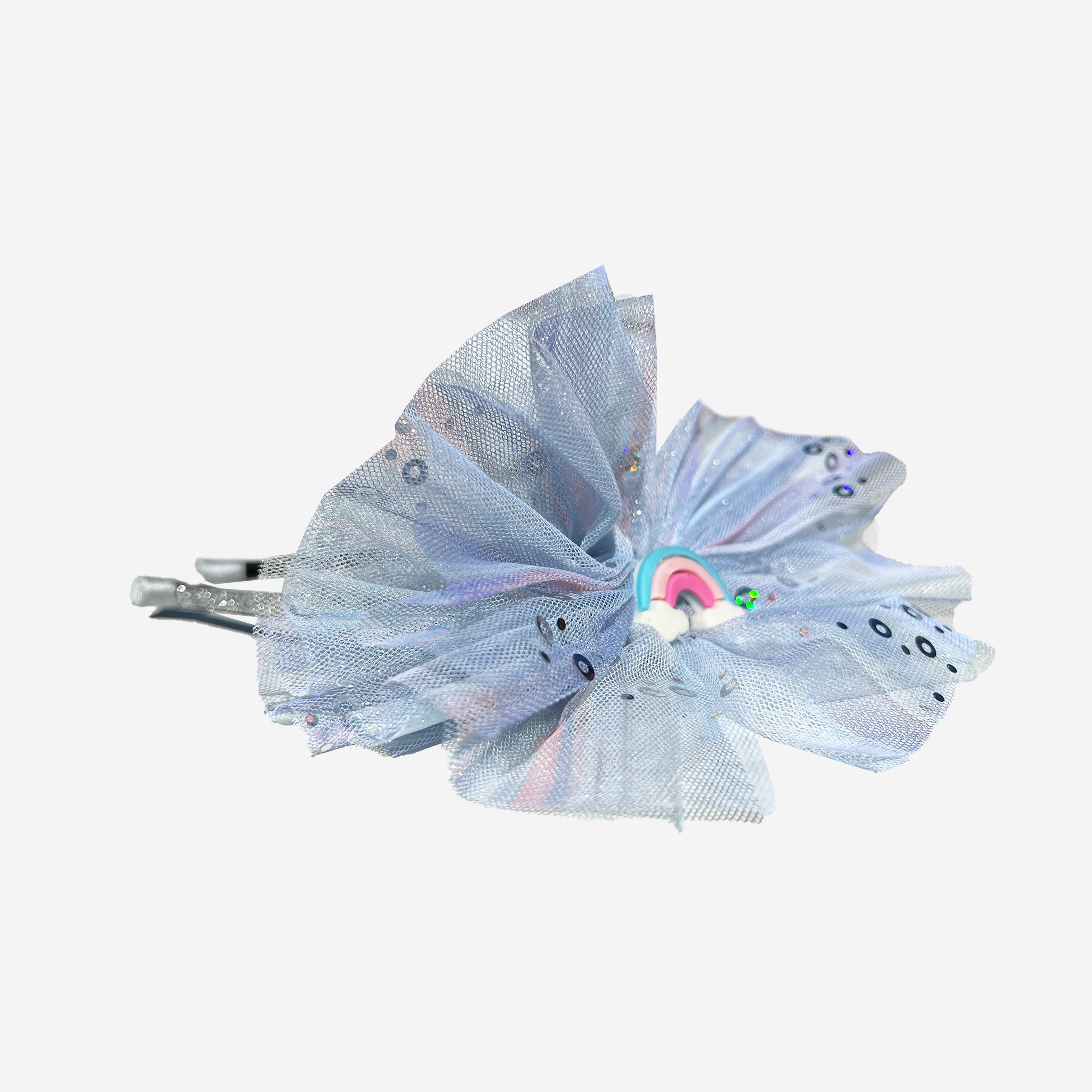 Spangle Silver Headband