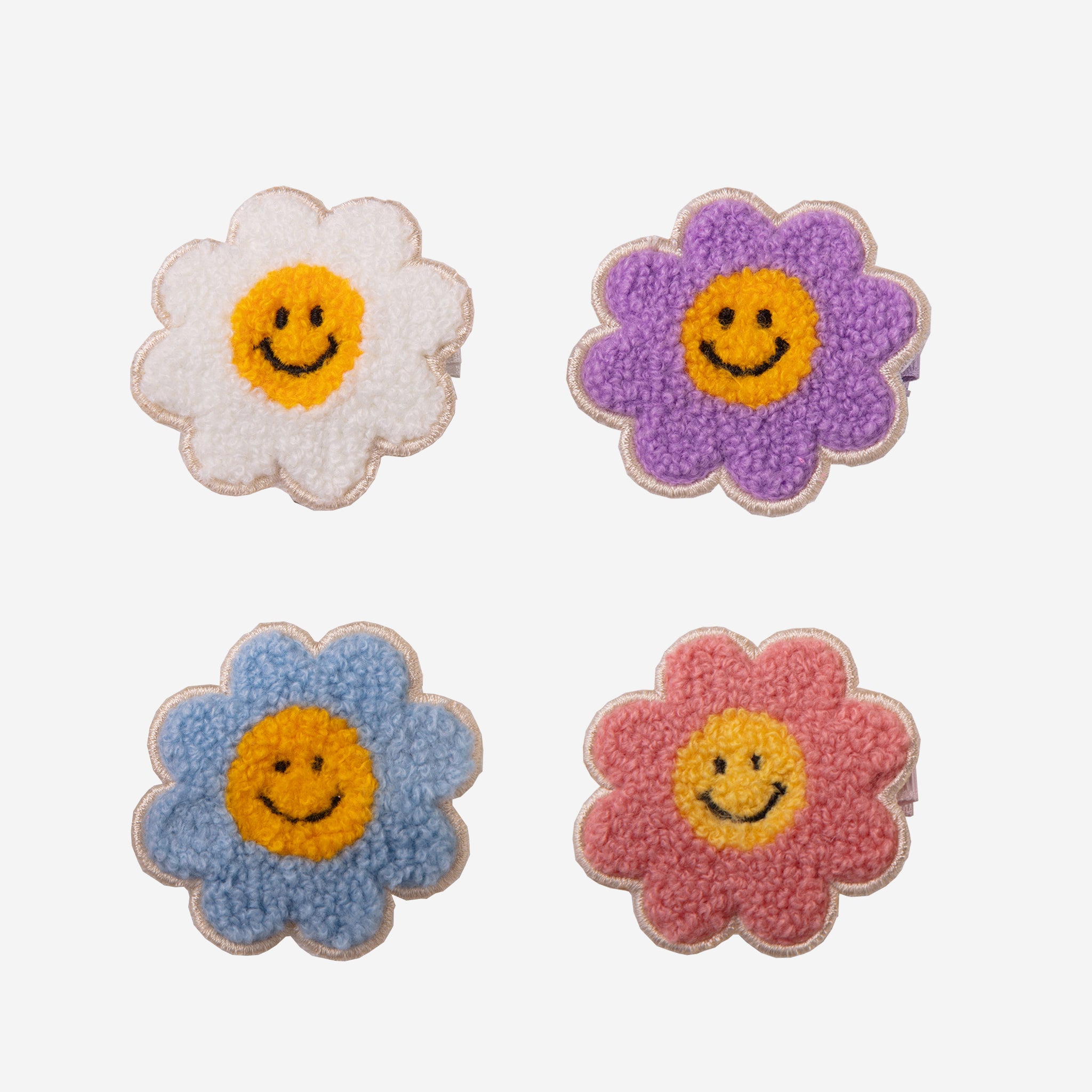 ivory, purple, blue, pink