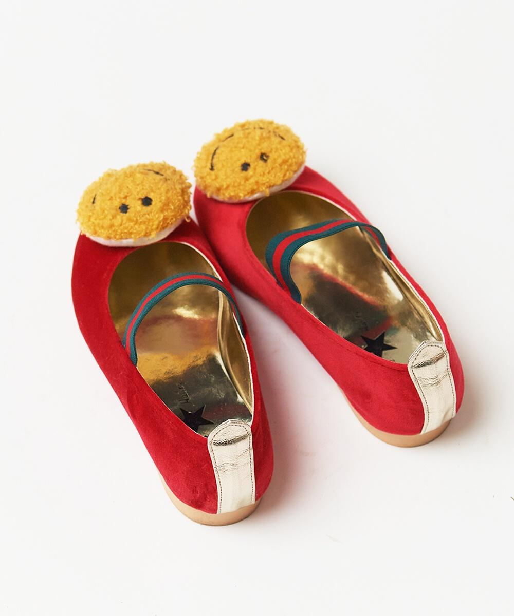 Velvet MaryJane Shoes W/Removable Patches