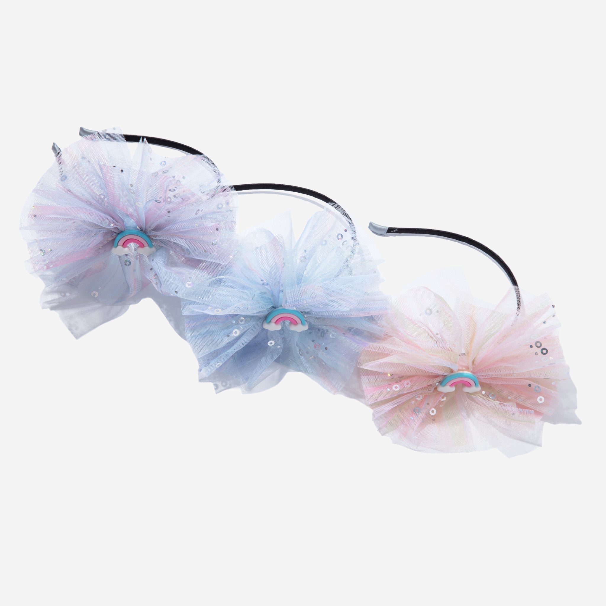 Spangle Silver Headband