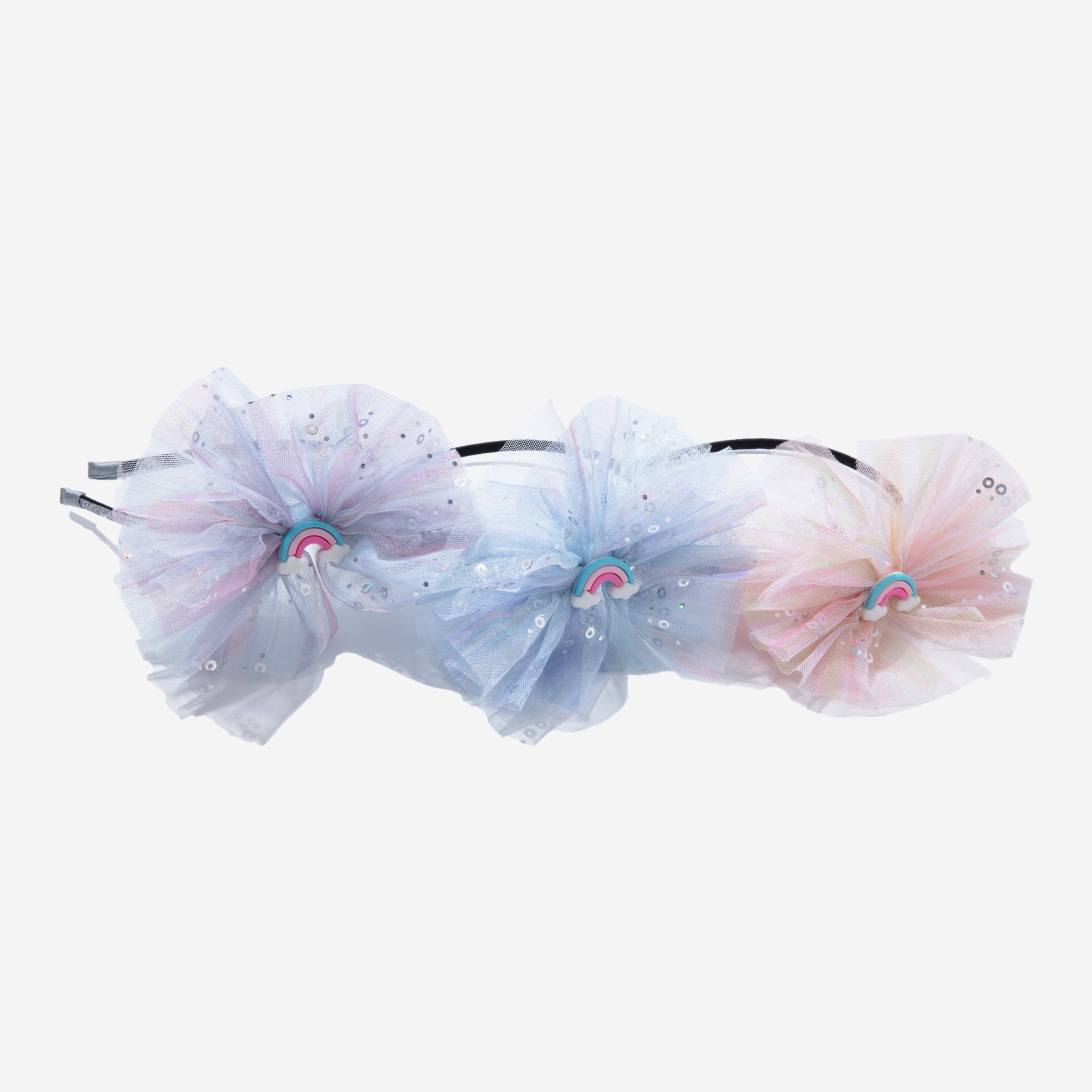 Spangle Silver Headband