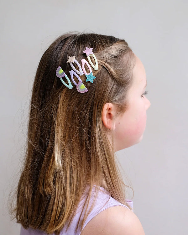 Rainbow & Star Mini Clic Clacs - 5 Pack