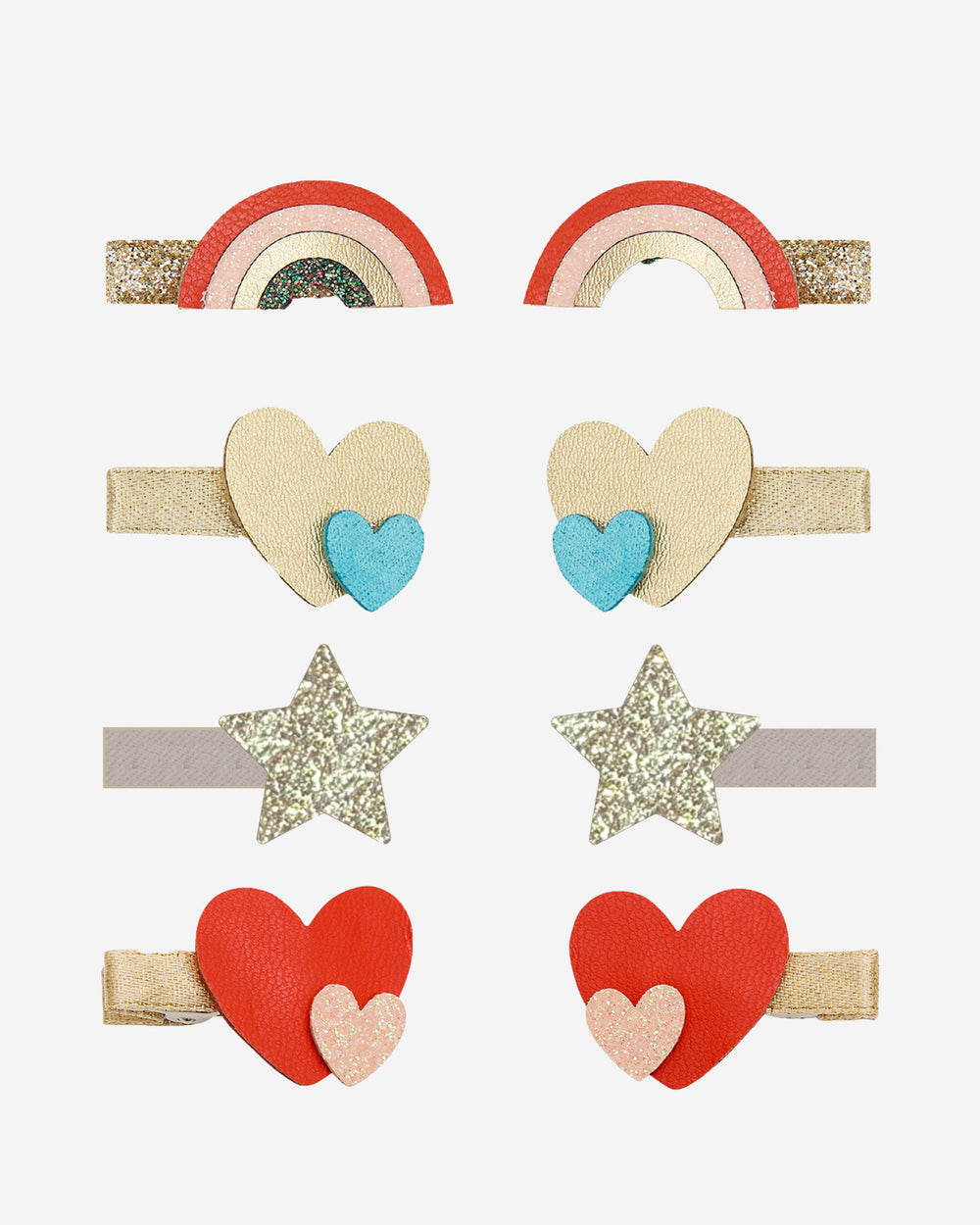 Rainbow Mini Clips - 8 Pack