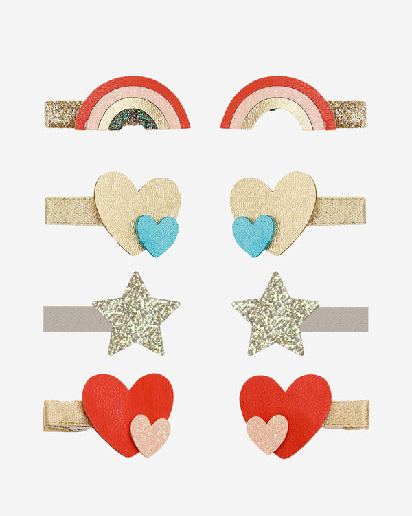 Rainbow Mini Clips - 8 Pack