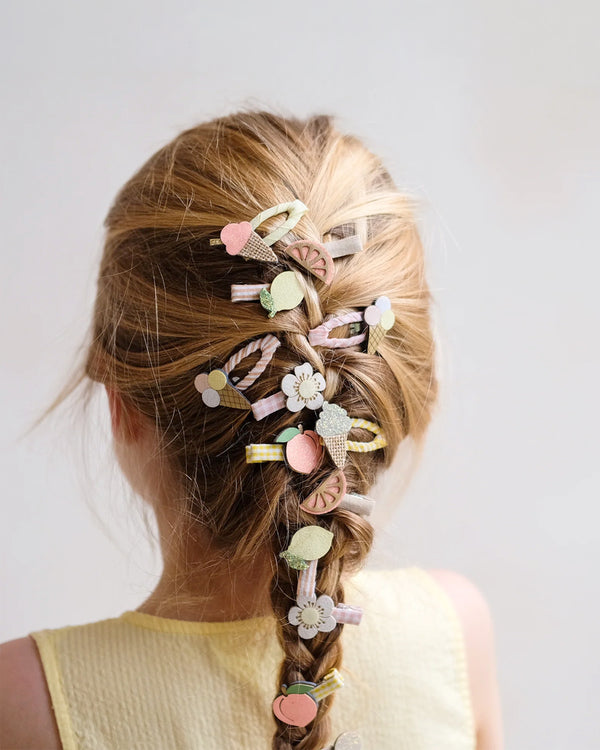 Peachy Citrus Mini Clips - 8 Pack