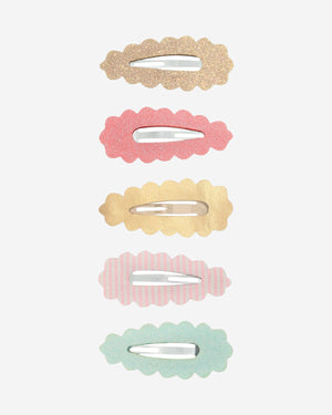 Scalloped Edge Mini Clic Clacs - 5 Pack