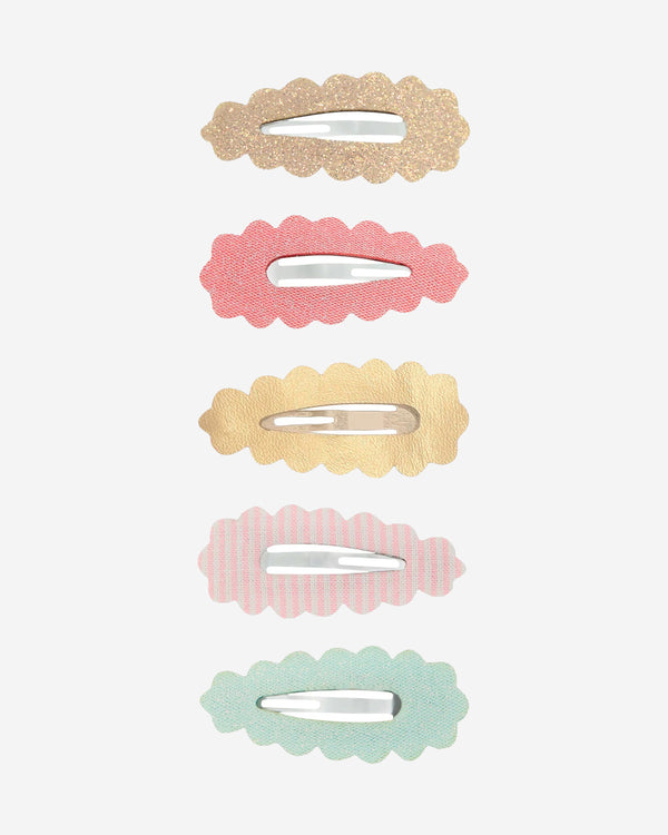 Scalloped Edge Mini Clic Clacs - 5 Pack