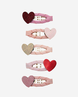 Heart Mini Clic Clacs - 5 Pack