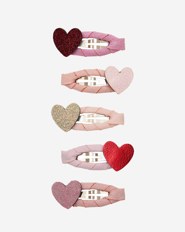 Heart Mini Clic Clacs - 5 Pack