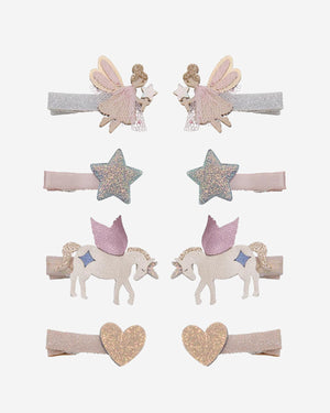 Dreamy Fairy Salon Hair Clips - 8 Pack