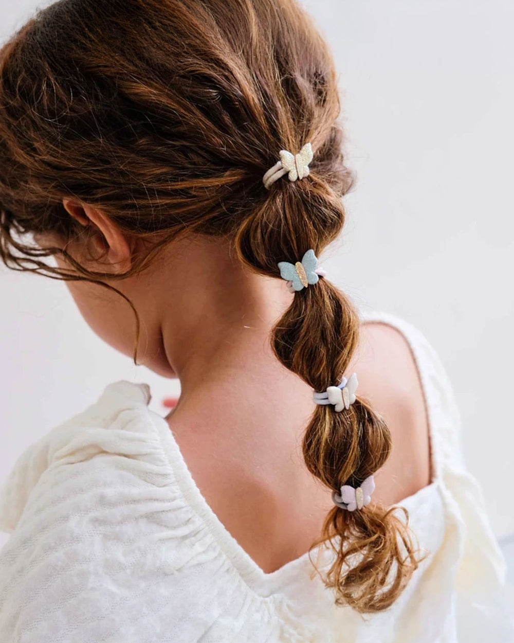 Bella Butterfly Mini Hair Ties - 8 Pack