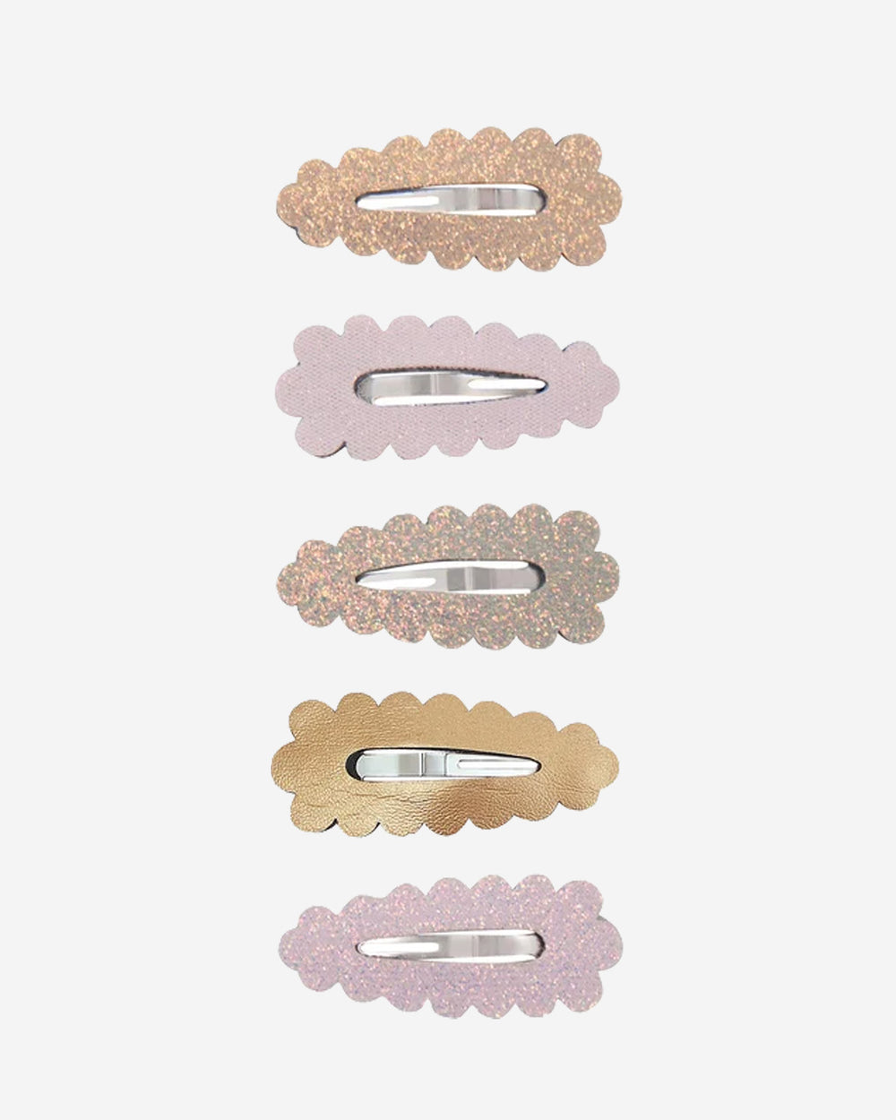 Dreamwish Scalloped Mini Hair Clips - 5 Pack