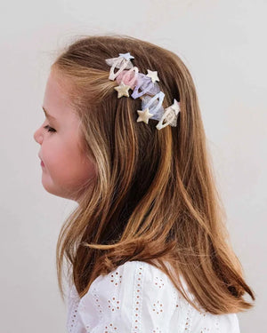 Tutu Star Mini Hair Clips - 5 Pack