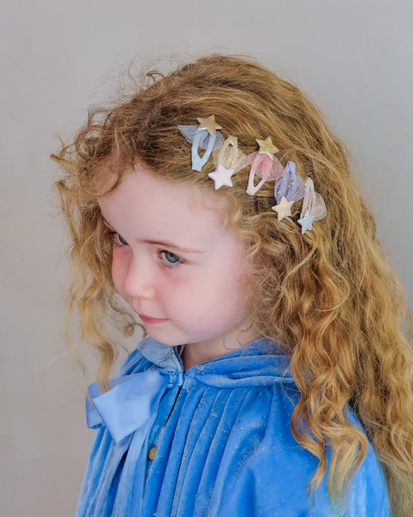 Tutu Star Mini Hair Clips - 5 Pack