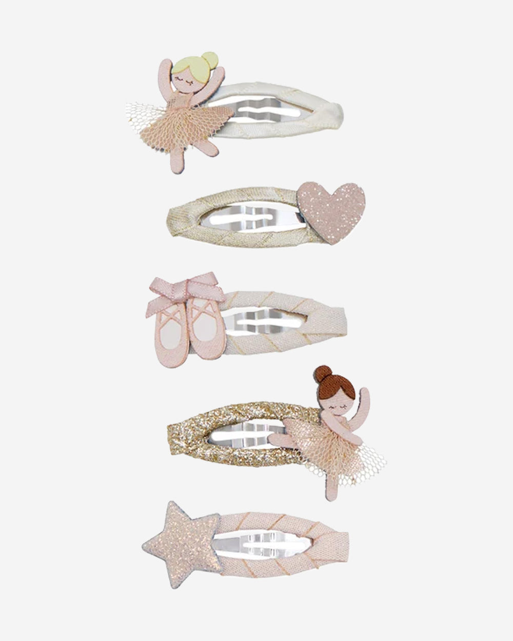 Ballerina Mini Hair Clips - 5 Pack