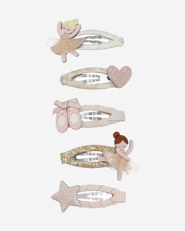 Ballerina Mini Hair Clips - 5 Pack