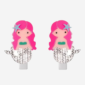 mermaid/neon pink