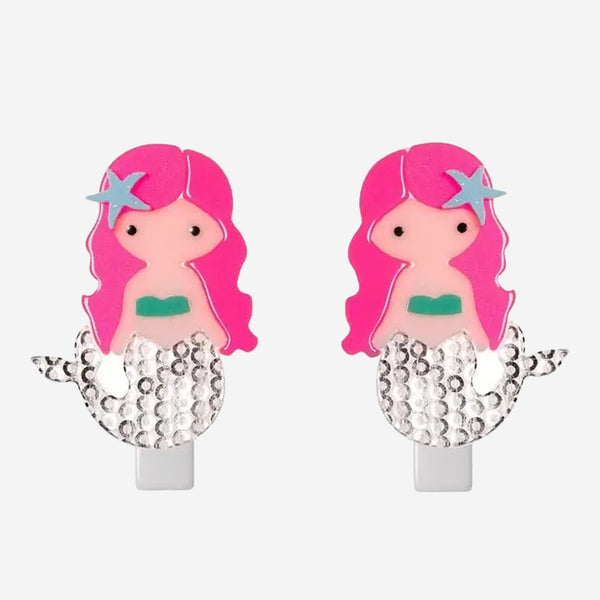 mermaid/neon pink