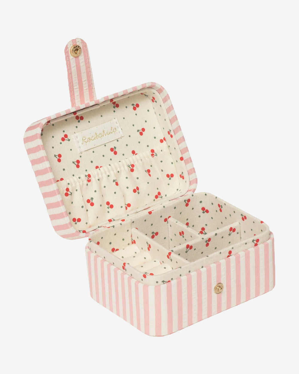 Stripy Cherry Jewelry Box