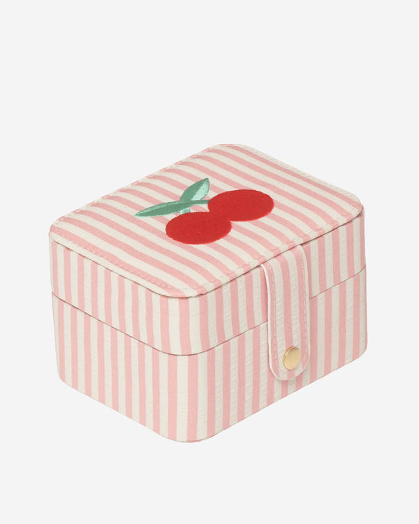Stripy Cherry Jewelry Box