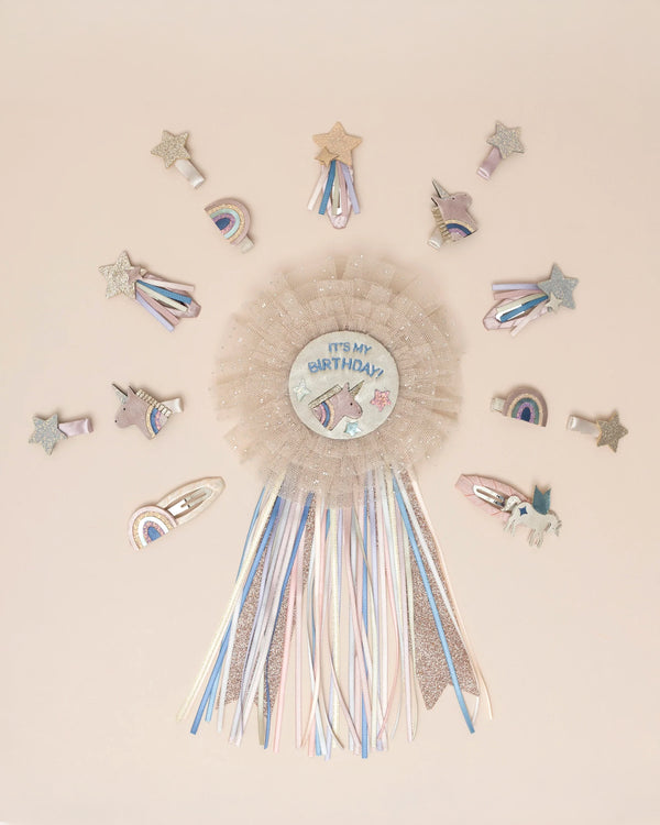 Unicorn Birthday Badge