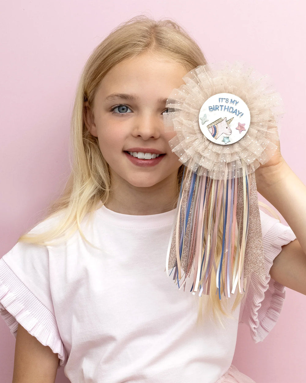 Unicorn Birthday Badge