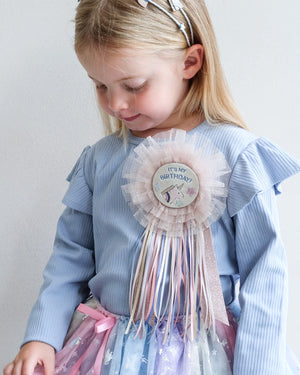 Unicorn Birthday Badge