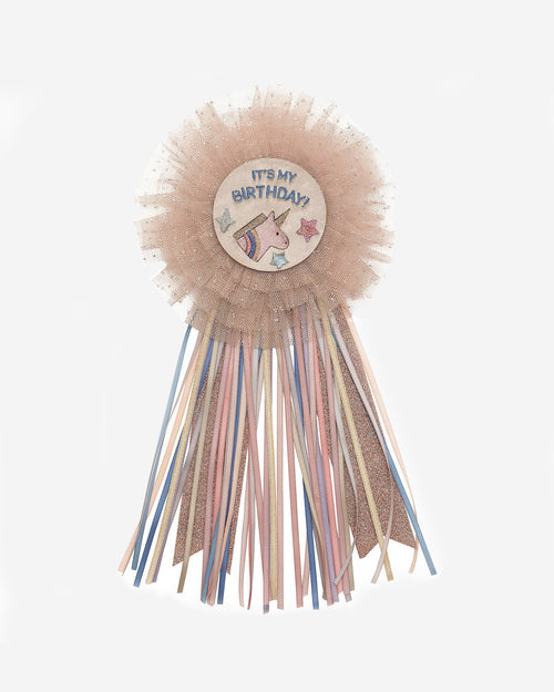 Unicorn Birthday Badge