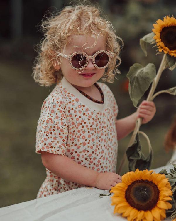 Original Round Sustainable Sunglasses BIO-Based Bendable Polarized Child