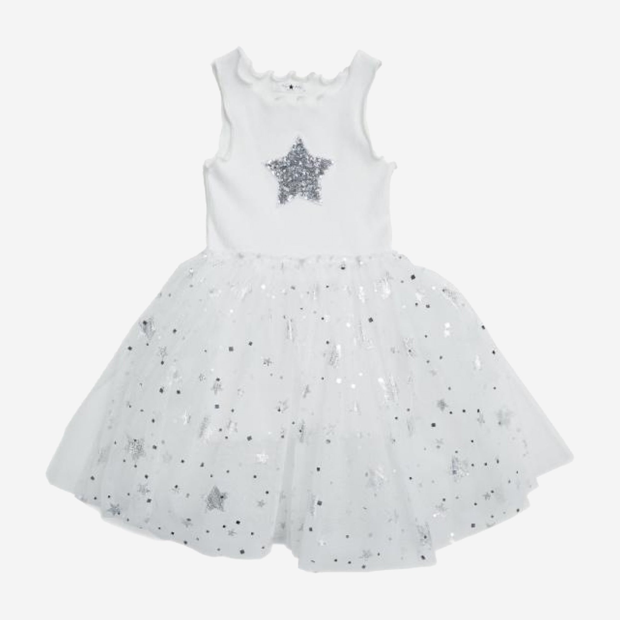 Sparkle Tutu Dress W/Star Rainbow / 6M Sparkle Tutu Dress W/Star Rainbow / 6M