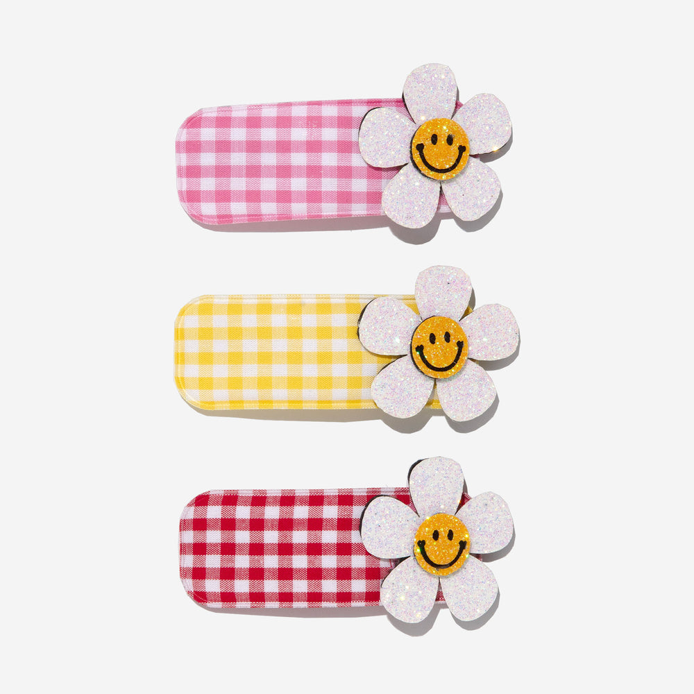 Daisy Checker Clips - 3 Pack
