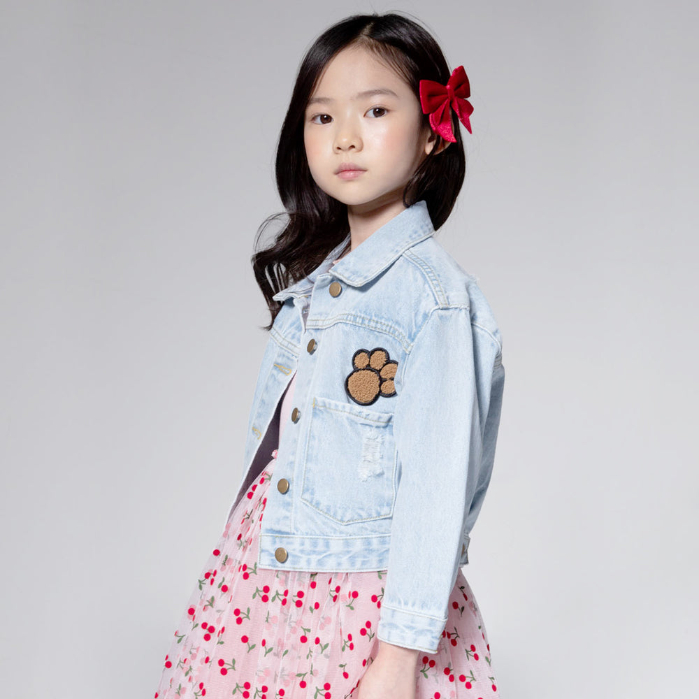 Patched Denim Jacket