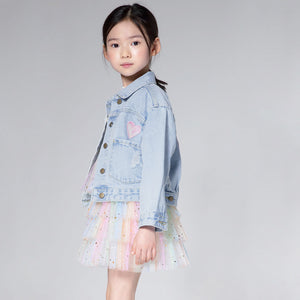 Patched Denim Jacket