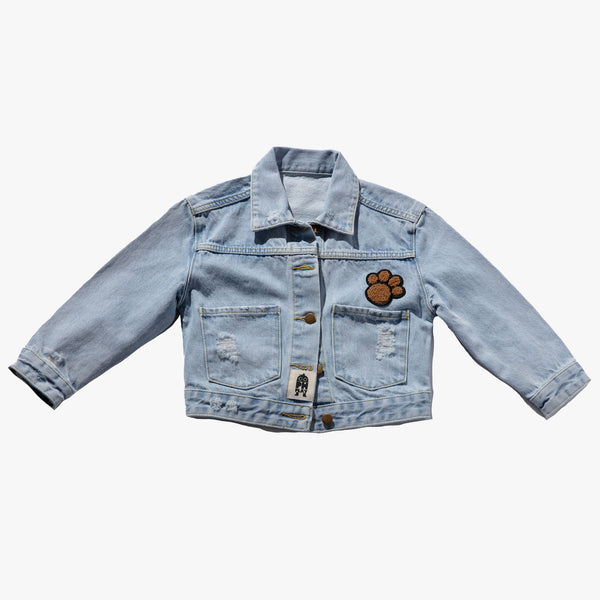 Patched Denim Jacket