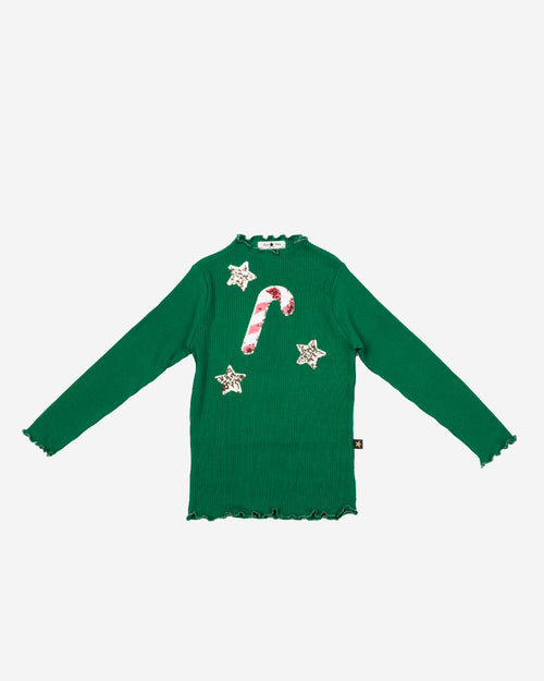 Candy Cane Star Top