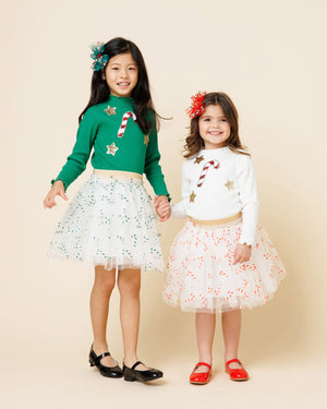Candy Cane Star Top