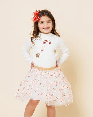 Candy Cane Star Top