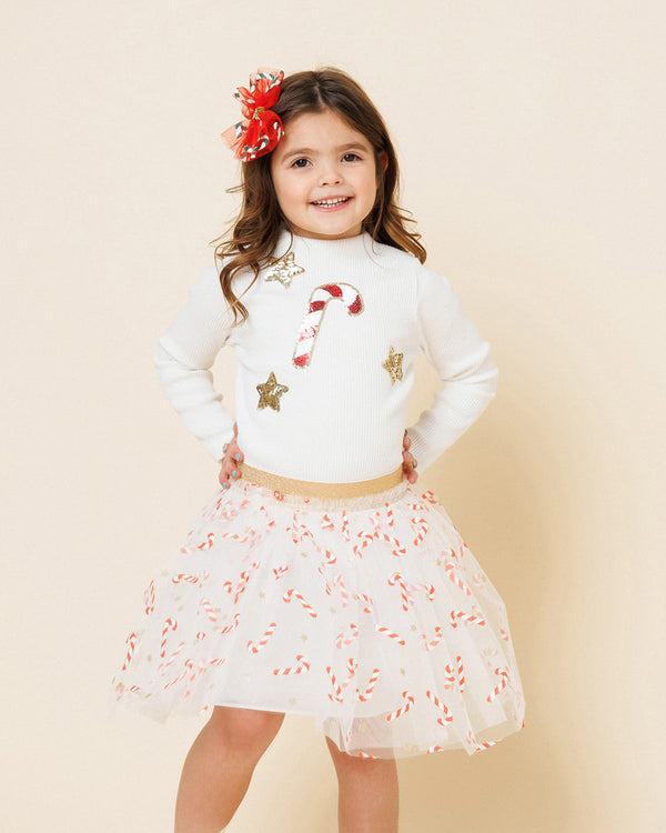 Candy Cane Star Top