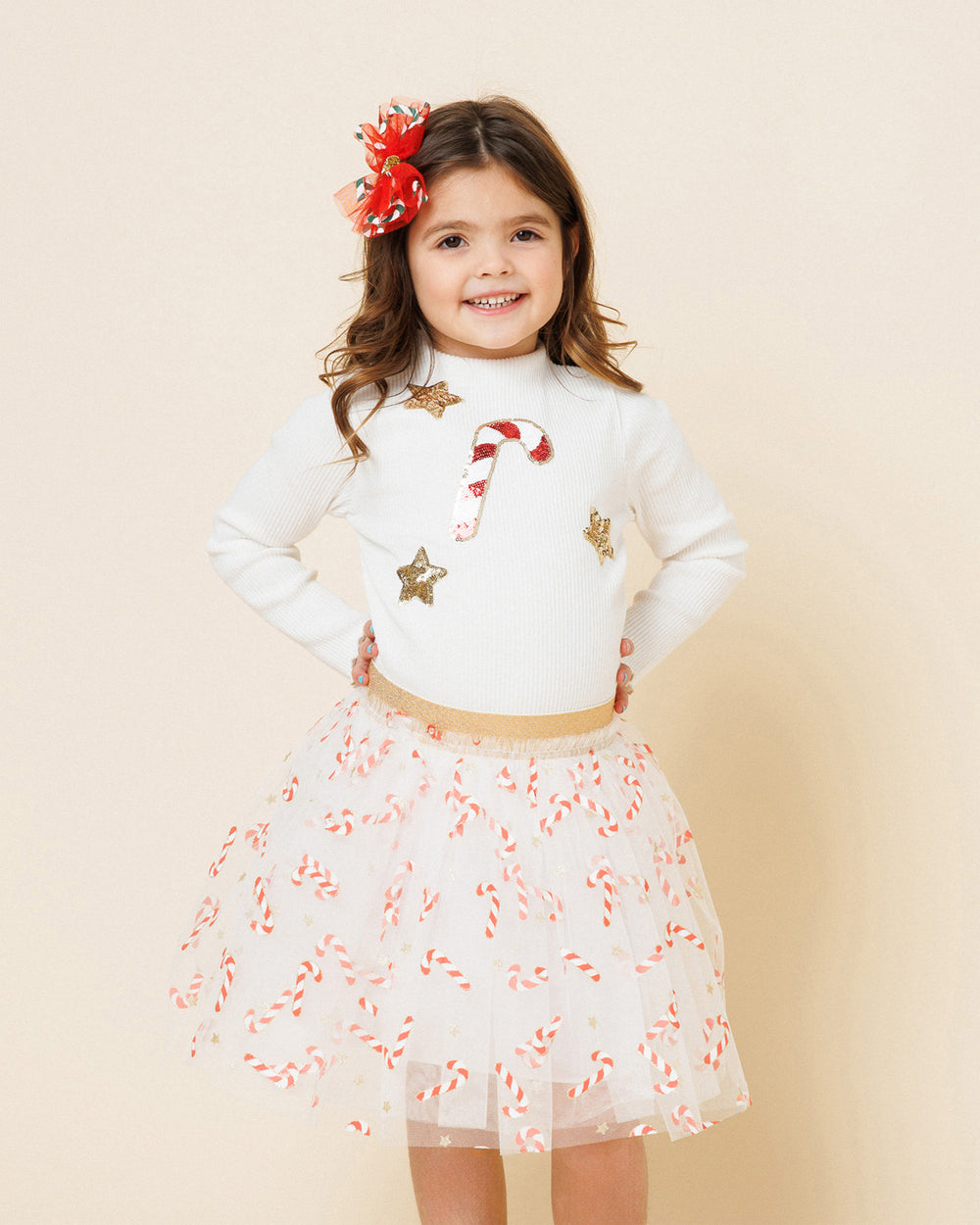 Candy Cane Star Top