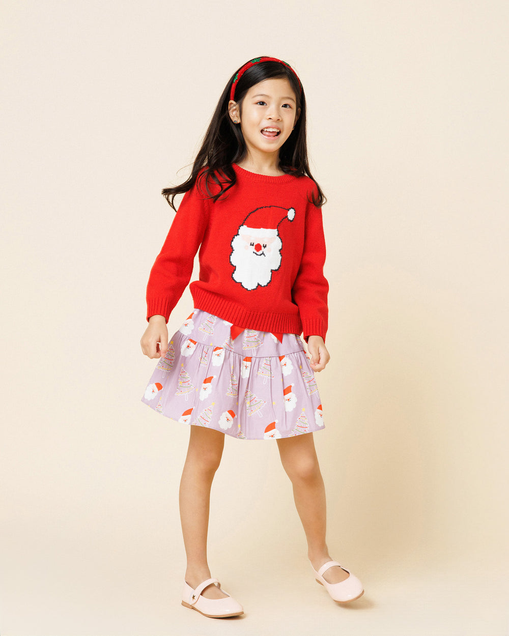 Printed Balloon Skirt