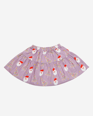 Printed Balloon Skirt