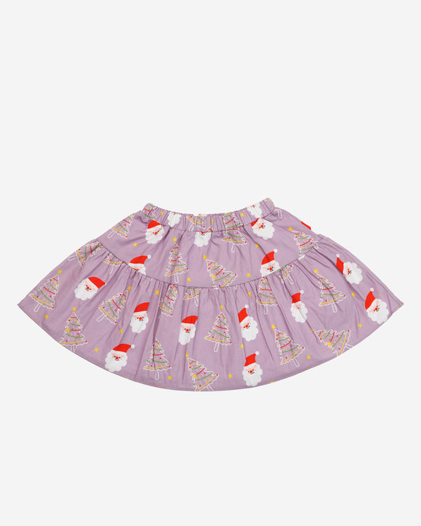 Printed Balloon Skirt
