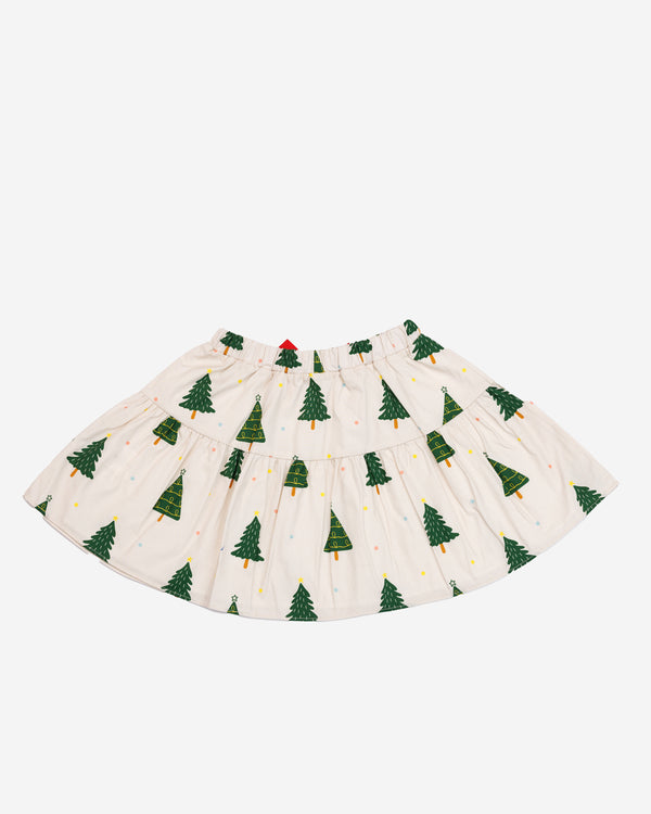Printed Balloon Skirt