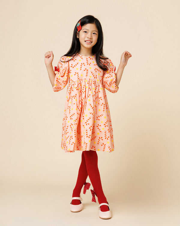 Printed Balloon Dress