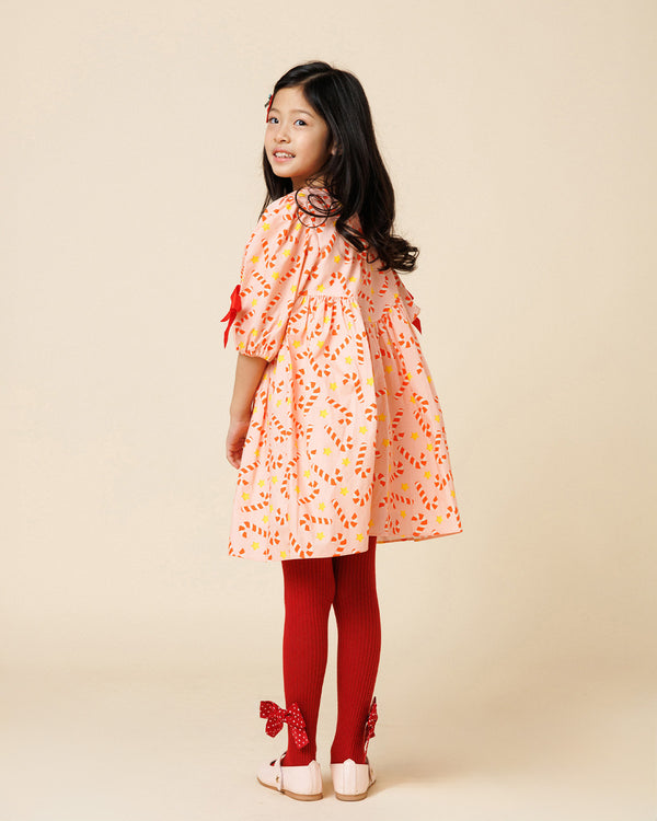 Printed Balloon Dress